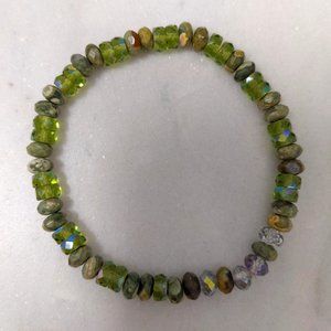Green Beaded Bracelet
